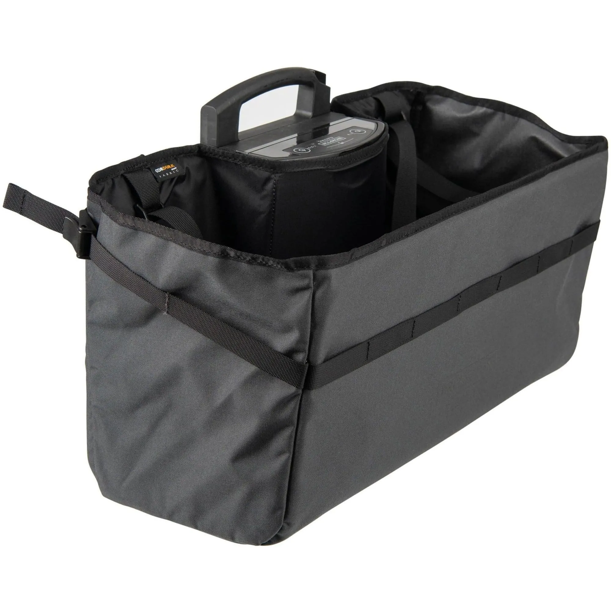 Brompton E-Basket With Brace And Frame - Black