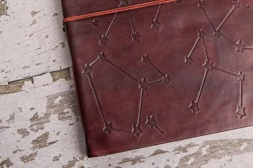 Constellations Oversized Large Handmade Leather