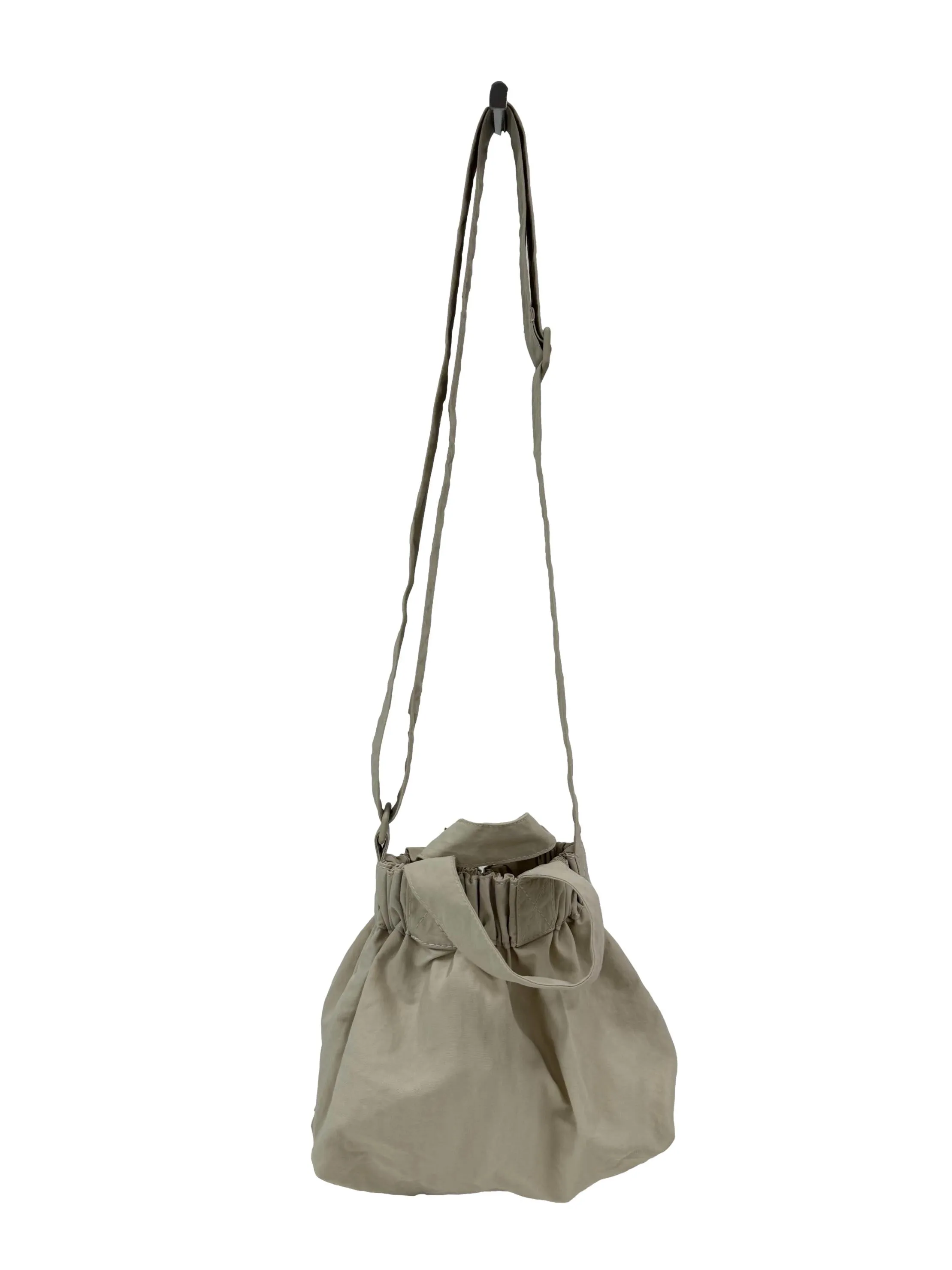 Cream Micro Dumpling Bag