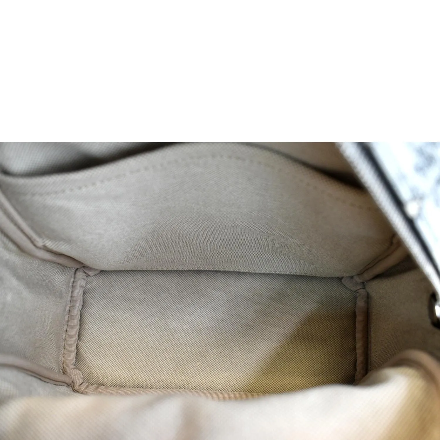MCM Vintage Jacquard Backpack Bag Gray
